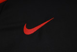 24-25 Portugal Black Half Pull Tracksuit (半拉链)