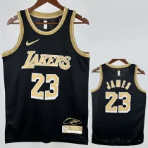2022-23 LAKERS JAMES #23 Black Glory Edition Top Quality Hot Pressing NBA Jersey (荣耀版)