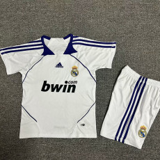 2007-2008 RMA Home Kids Retro Soccer Jersey