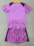 2025-26 Dortmund Pink Goalkeeper Kids Soccer Jersey