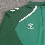 25-26 Real Betis Green Half Pull Tracksuit (Pants Have Pocket)(半拉链)