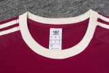 24-25 Mexico Jujube Red Training Short Suit