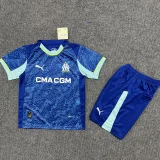 2025-26 Marseille Third Kids Soccer Jersey