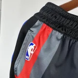 2023-24 NETS Black City Edition Top Quality NBA Pants (涂鸦)