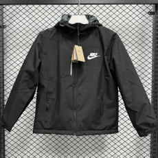 2024 NK Velvet Thickened warm Black Outdoor Jackets # F2 加绒冲锋衣