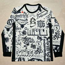24-25 Club America Beige Black Long Sleeve Training (长袖)