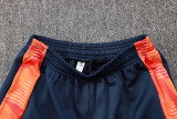 24-25 Man Utd Royal blue Kids Half Pull Tracksuit (童装)(半拉链)