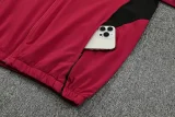 25-26 Man Utd Red Hoodie Jacket Tracksuit