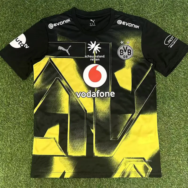 2025-26 Dortmund Black Special Edition Fans Soccer Jersey