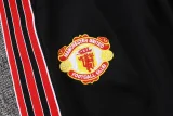2025-26 Man Utd Black Red Kids Jacket Tracksuit#E25105(童装）