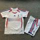 2006 France Away Kids Retro Soccer Jersey
