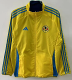 25-26 Club America Yellow & Royal blue Double Sided Windbreaker