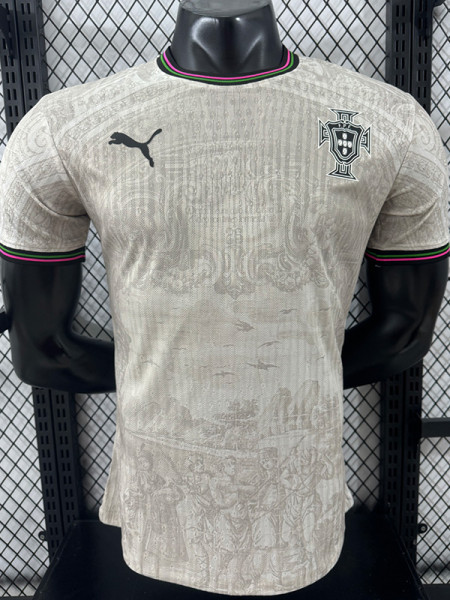 25-26 Portugal Khaki Special Edition Player Version Soccer Jersey