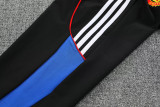 2025-26 Man Utd Fancy blue Hoodie Jacket Tracksuit