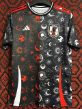 24-25 Japan Black Grey Special Edition Fans Training Shirts *日月星辰