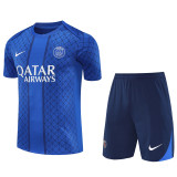 2025-26 PSG Blue Training Short Suit