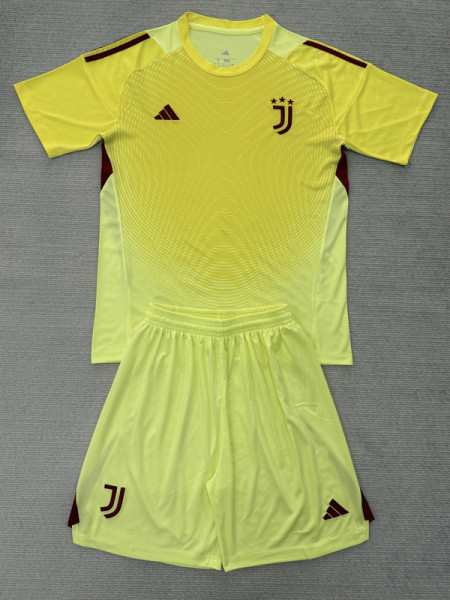 2025-26 JUV Yellow GoalKeeper Kids Soccer Jersey
