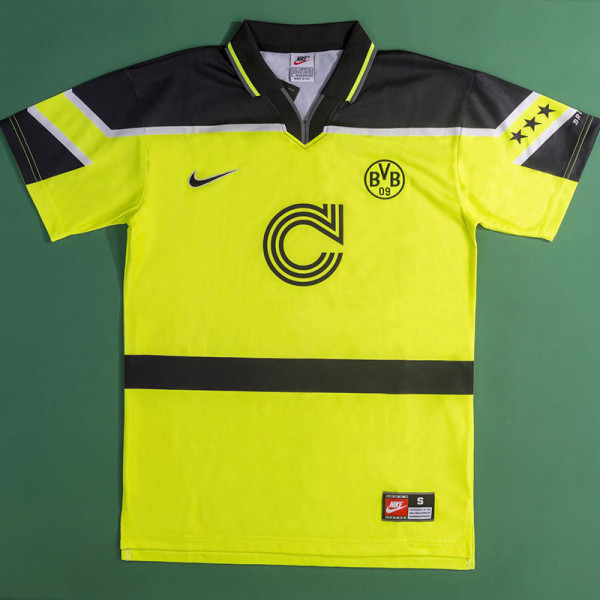1996-1997 Dortmund UCL Final Retro Soccer Jersey