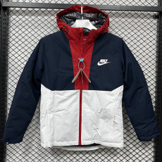 2025 NK Cotton Thickened warm Blue White Outdoor Jackets #P6加棉冲锋衣