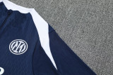 25-26 INT Royal blue Half Pull Tracksuit (半拉链)