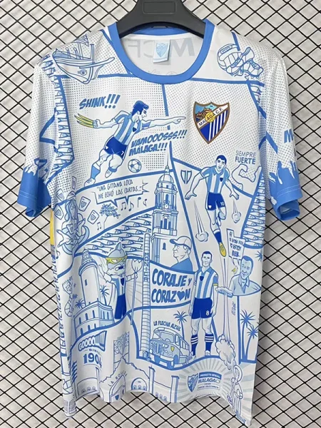 2025-26 Malaga Limited Edition Fans Soccer Jersey