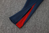 2024 NK Royal Blue Half Pull Tracksuit #05(半拉链)(红色领)