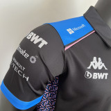 2023 F1 ALPINE Black Polo Racing Suit(有领)