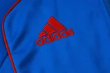 2025-26 Man Utd Fancy blue Kids Half Pull Tracksuit#E25102(童装)(半拉链)