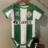 2025-26 Real Betis Home Baby Infant Crawl Suit