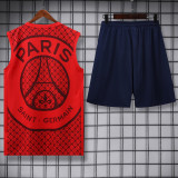 2025-26 PSG Red Tank top and shorts suit