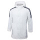 24-25 White Hooded Windbreaker Fabric Cotton Coat #G228光板
