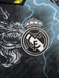 24-25 RMA Black Blue Special Edition Player Version Soccer Jersey 6634