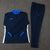 25-26 NK Royal blue Half Pull Tracksuit #08 (半拉链)
