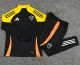 25-26 Atletico Mineiro Black Kids Half Pull Tracksuit (童装)(半拉链)