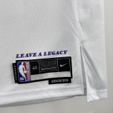 22-23 LAKERS O'NEAL #34 White Top Quality Hot Pressing NBA Jersey(圆领)