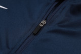 2025-26 PSG Royal blue Half Pull Tracksuit #B2546(半拉链）