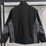 2025-26 Dortmund Grey & Black Double SidedWindbreaker(双面风衣)