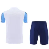 Man City White Training Short Suit