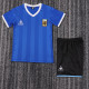 1986 Argentina Away Kids Retro Soccer Jersey