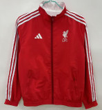 25-26 LIV Red & White Double Sided Windbreaker (双面风衣)