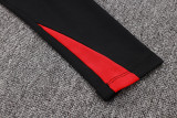 24-25 LIV Black Half Pull Tracksuit (红领半拉链)