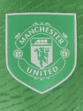 25-26 Man Utd Green Goalkeeper Player Version Soccer Jersey
