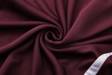 25-26 Bayern Brown Red Polo Tracksuit