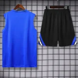 25-26 INT Blue Tank top and shorts suit