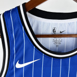 2018-2019 Magic WAGNER #22 Blue Retro Top Quality Hot Pressing NBA Jersey (条纹)