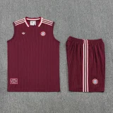 2025-26 Bayern Red Tank top and shorts suit
