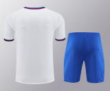24-25 BAR White Training Short Suit