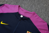 2025-26 BAR Royal blue Kids Half Pull Tracksuit#E2502(童装)(半拉链）