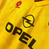 1995-1996 ACM Away Yellow Retro Soccer Jersey