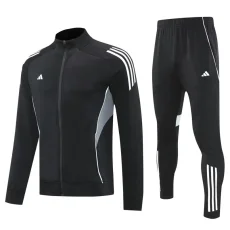 2025 AD Black Jacket Tracksuit #2319